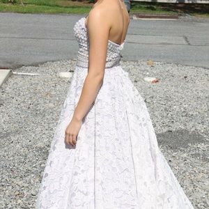 Blush Prom Dress- Ball Gown Style
